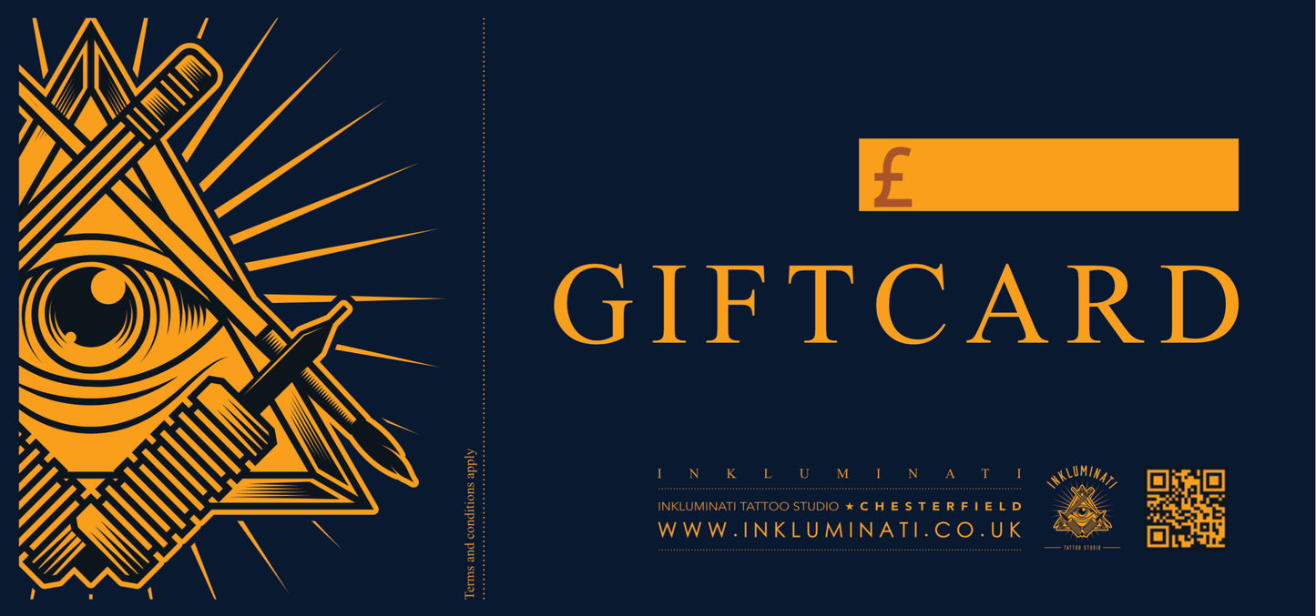 Tattoo Gift Cards